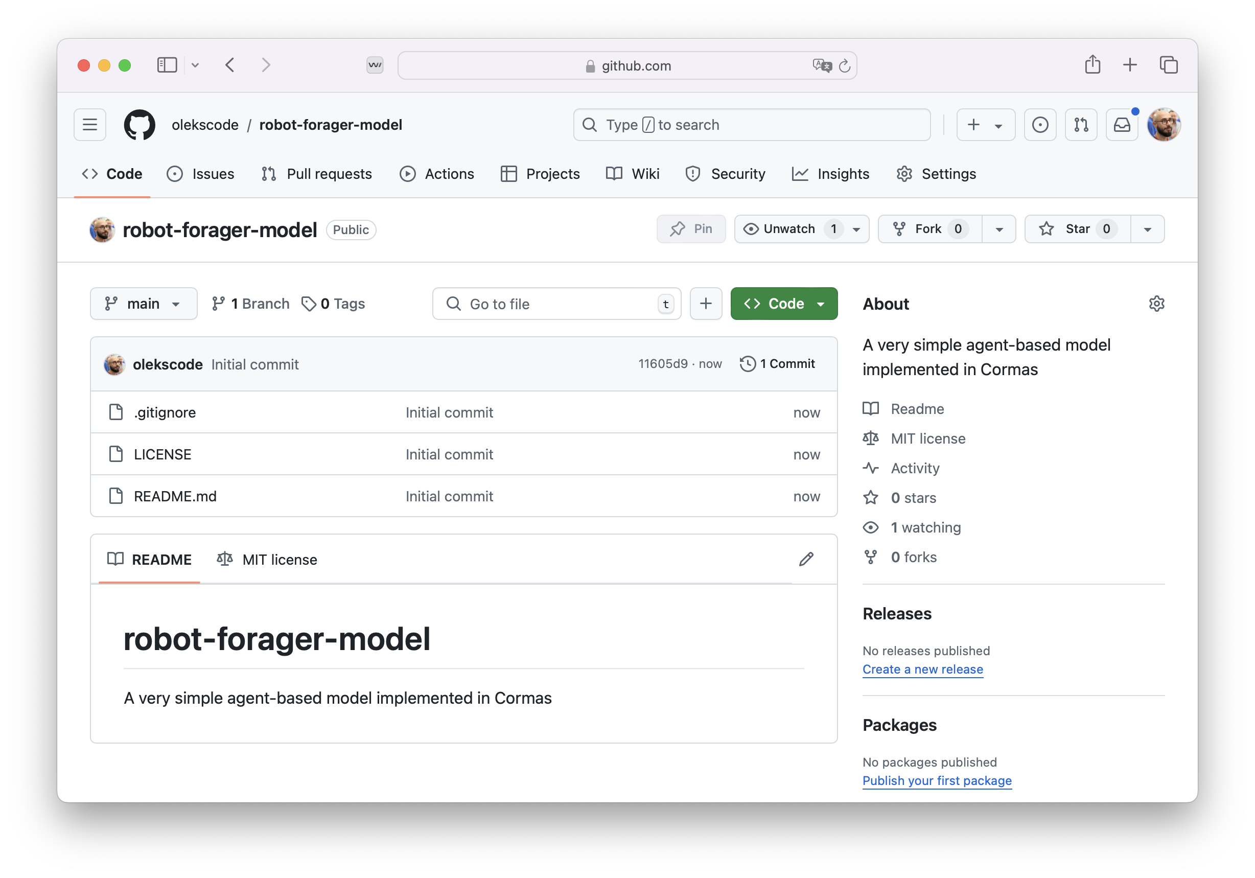 Github repository